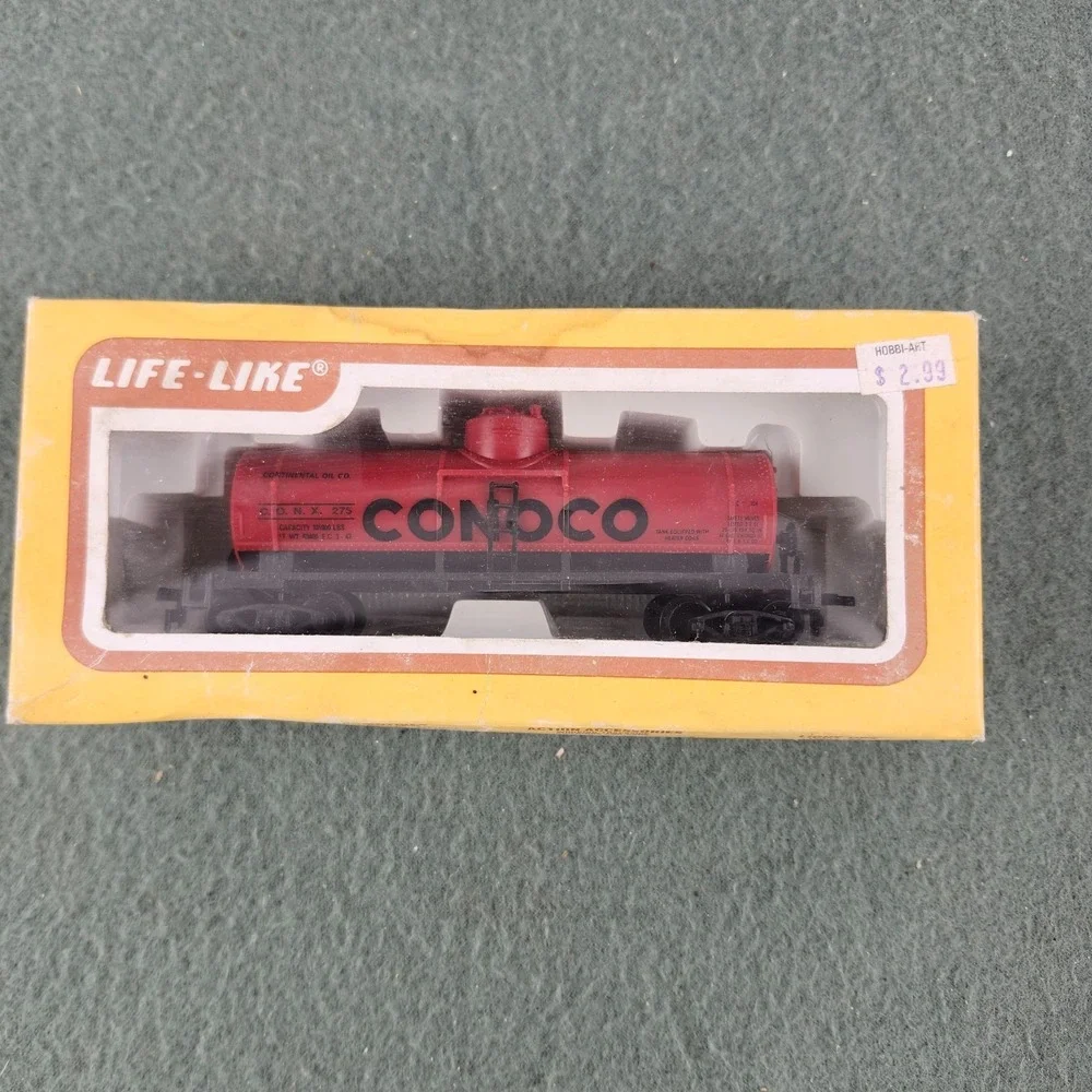 NEW Life Like HO Scale Conoco Single Dome Tanker Tank‎ Car CONX 275 Train